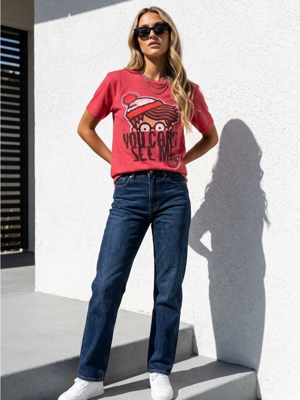 ❣️3 for $15🛍️ Distressed unisex Where’s Waldo T-shirt size medium